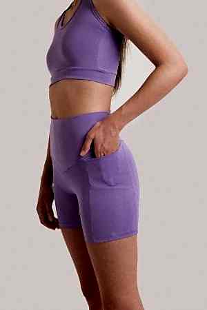 Lilac Mini Biker Shorts