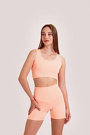 Peach Sports Bra