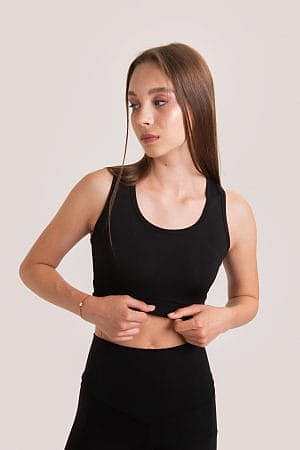 Black Sports Bra