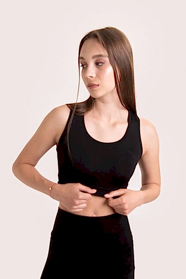 Black Sports Bra