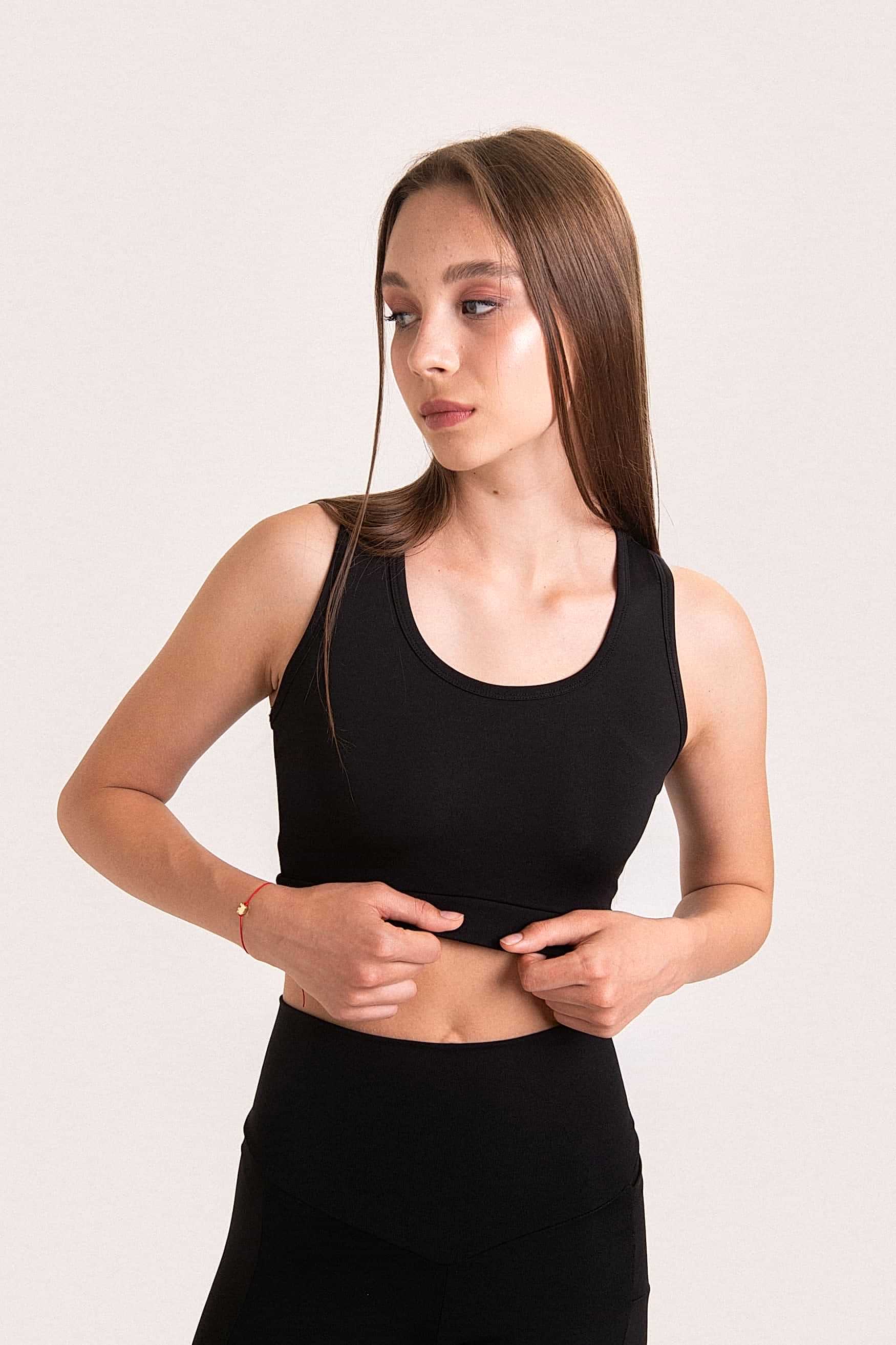 Black Sports Bra