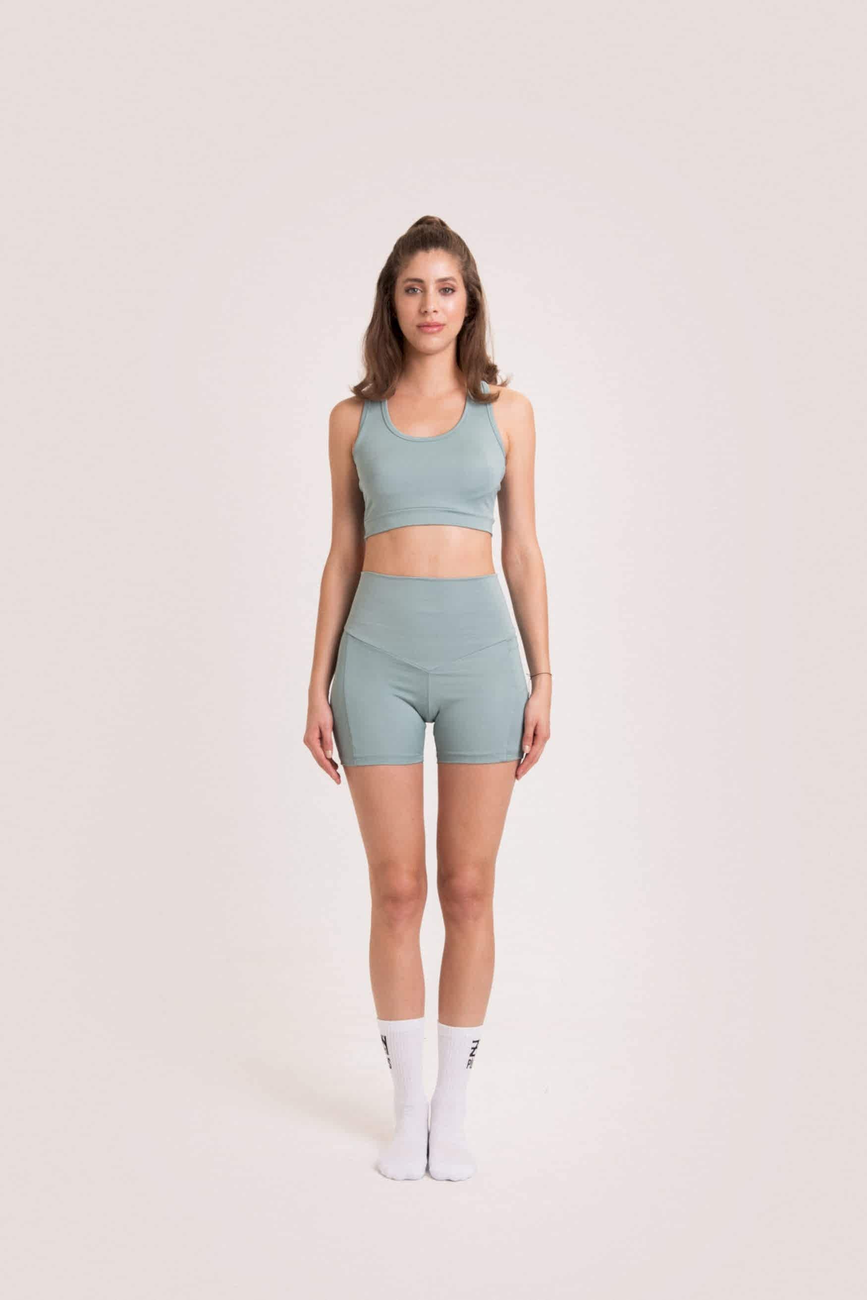 Mint Mini Biker Shorts