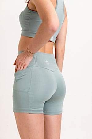 Mint Mini Biker Shorts