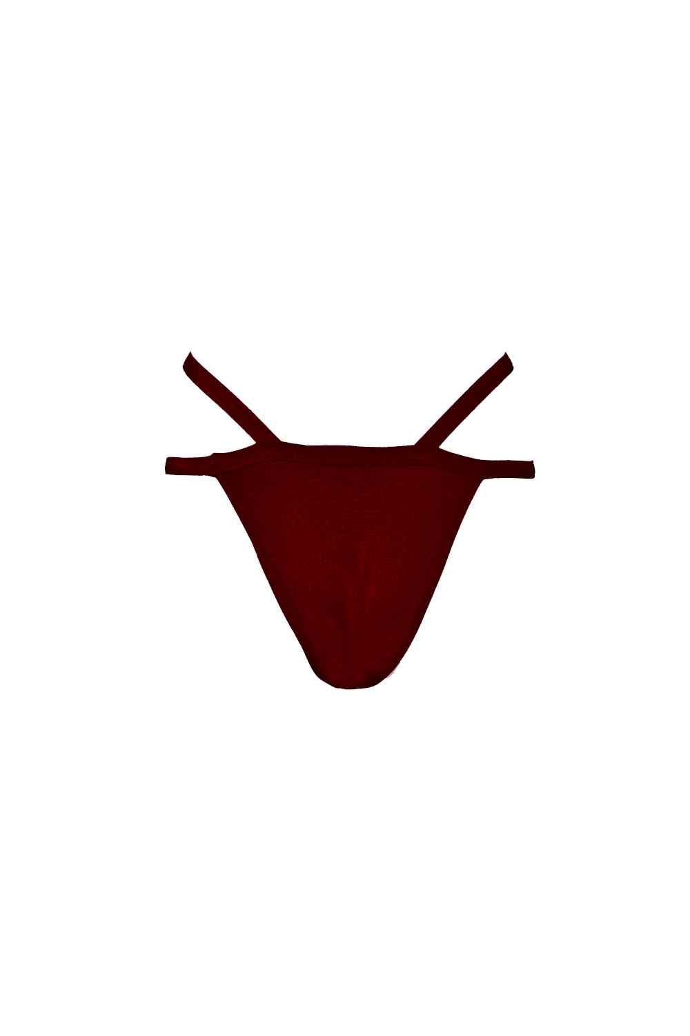 Zin&RW Octopus Bikini Alt Bordo