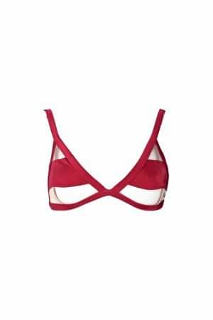 Zin&RW Sole Bikini Üst Bordo